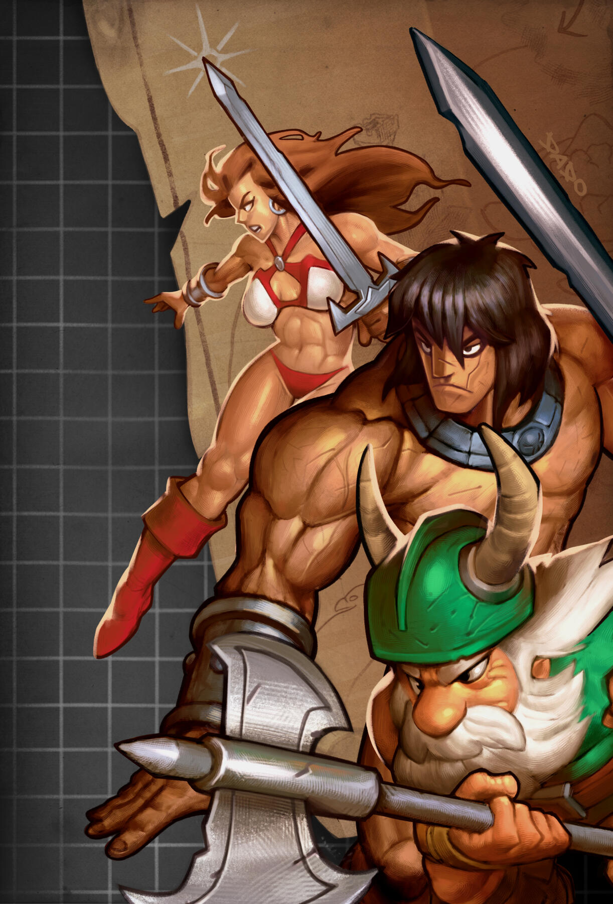 Golden Axe for Magazine Cover Golden Axe for Magazine Cover